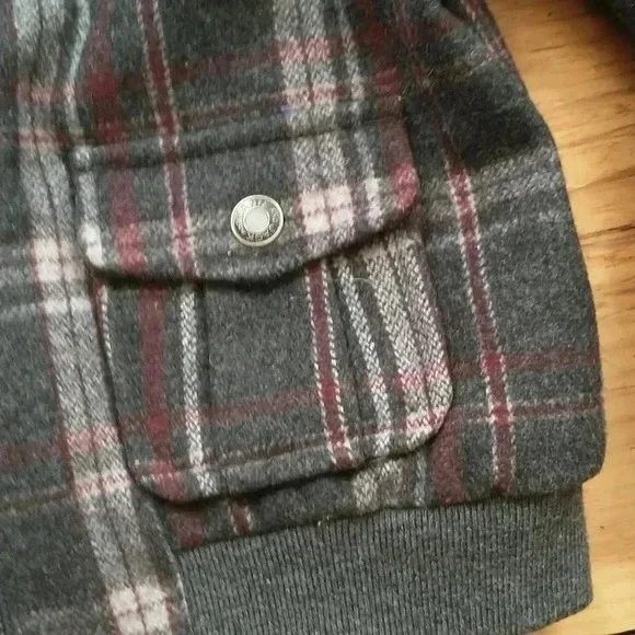 🌟 NWT Janie and Jack plaid sherpa collar bomber jacket 18-24m - Picture 4 of 7